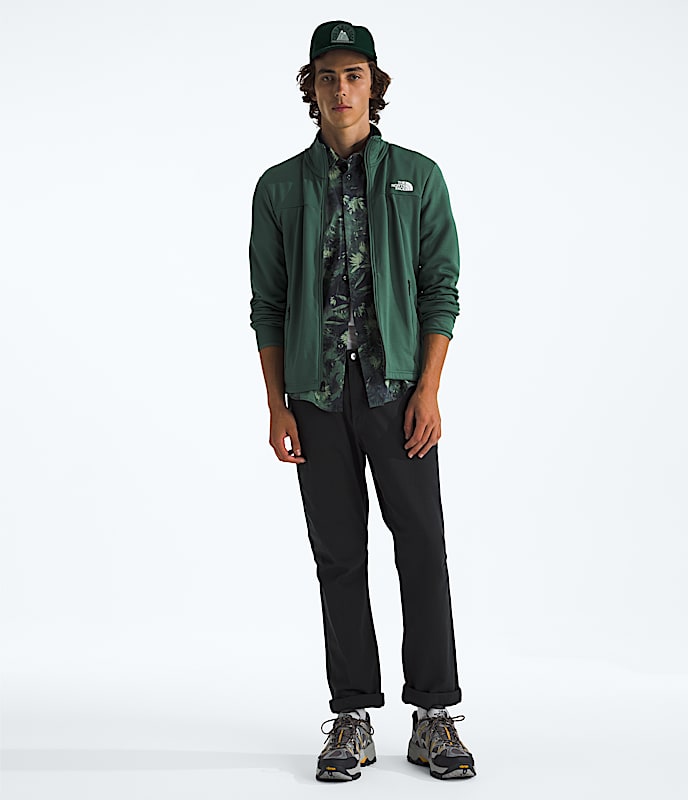 Men’s Cedar Trail Grid Fleece Full-Zip Jacket
