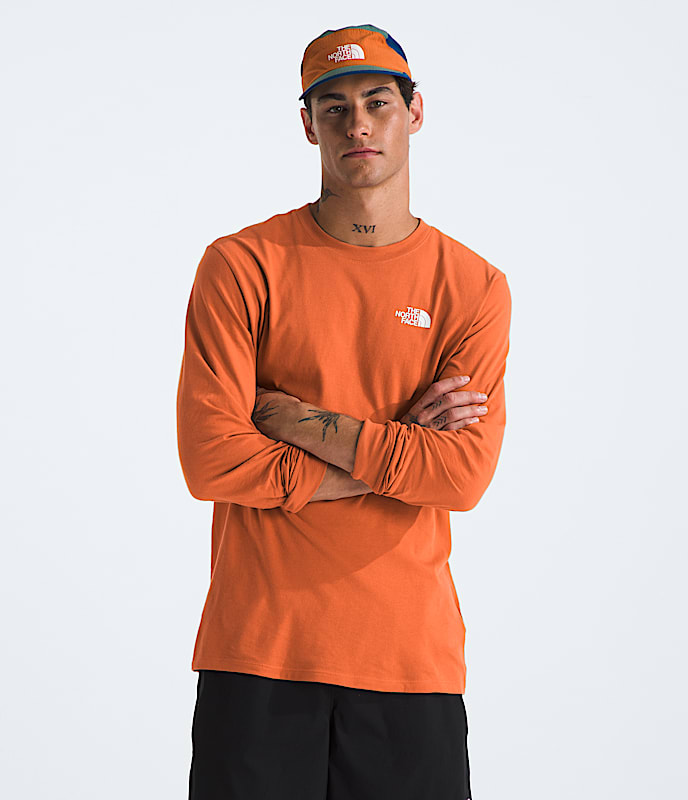 Men’s Long-Sleeve Simple Dome Tee