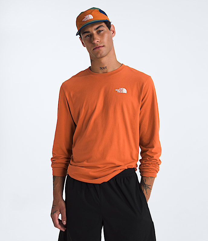 Men’s Long-Sleeve Simple Dome Tee