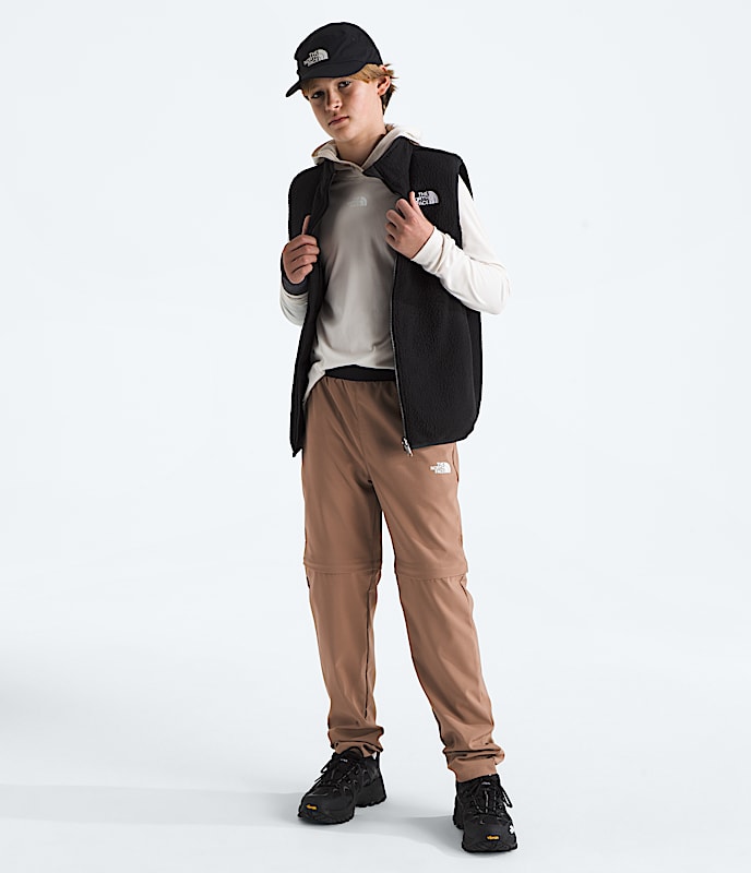 THE NORTH FACE KID'S PIVOT TRAINING上下　② Boys' On The Trail Convertible Pants | The North Face