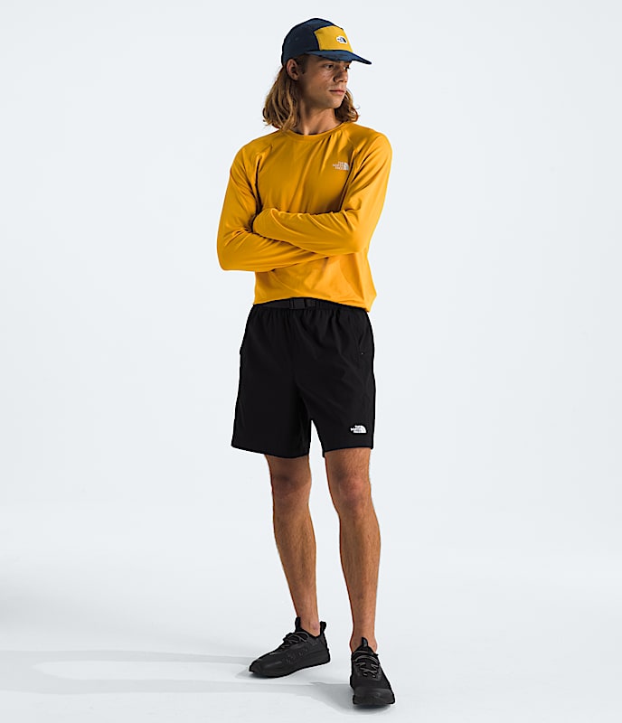 安いそれに目立つ Men's Face North The | Shorts 7'' Belted Pathfinder V Class トランプ