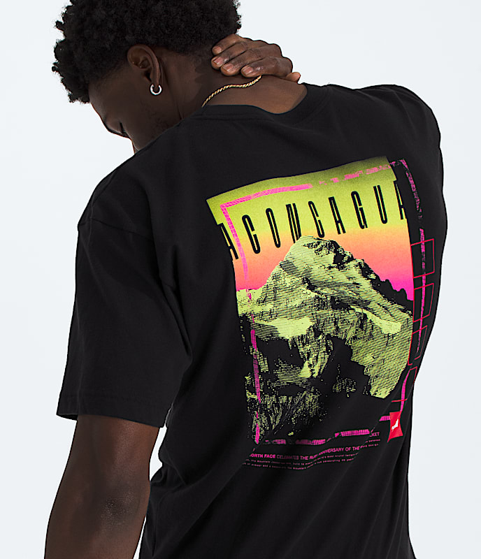 【英国限定】The North Face Box Mountain T-Shirt The North Face Mountain Box Graphic Women's T-Shirt Pink