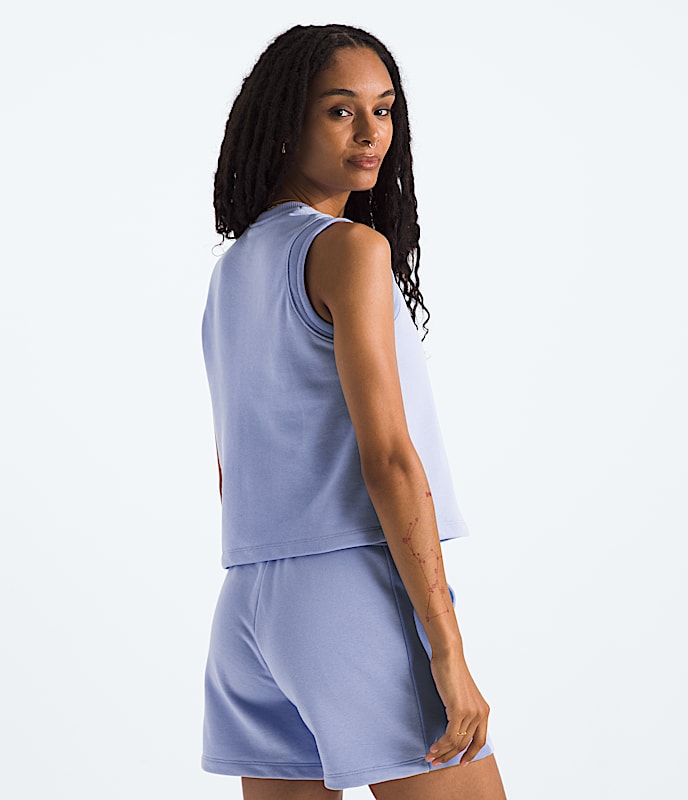 Women’s Terry Relaxed Cropped Tank - 4