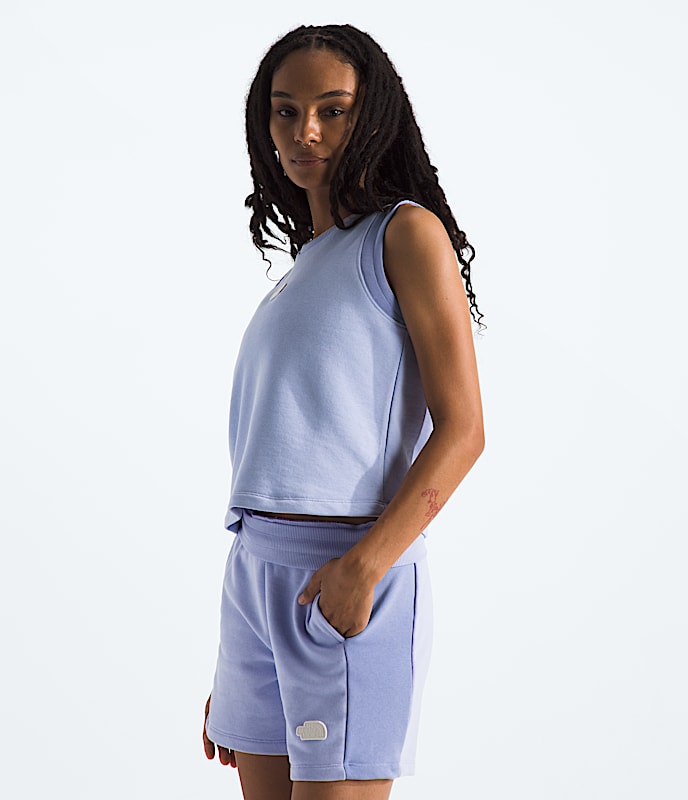 Women’s Terry Relaxed Cropped Tank - 5