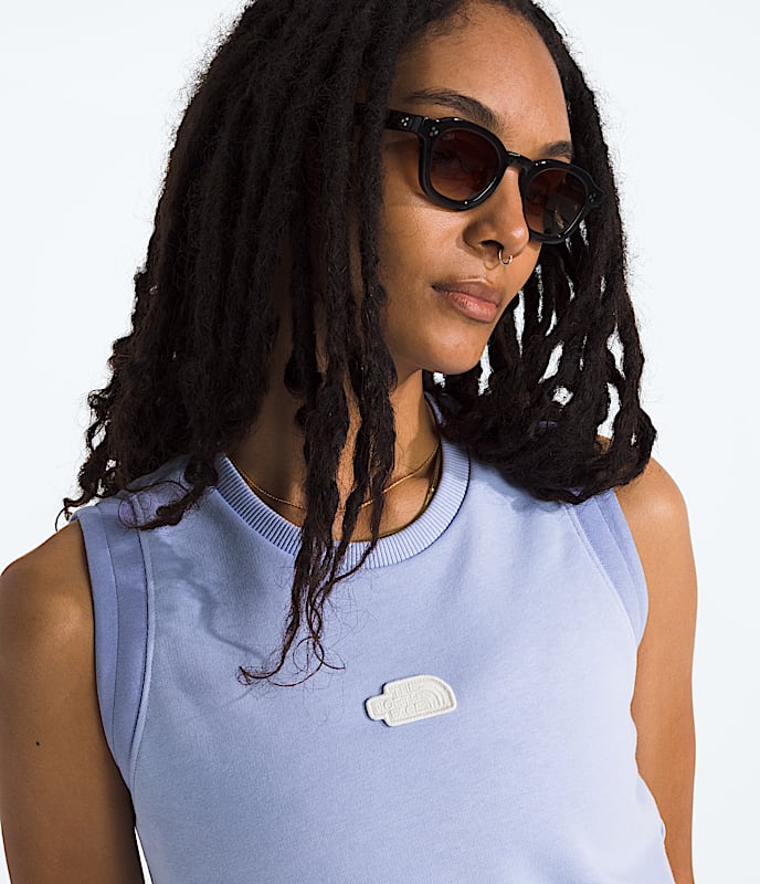Women’s Terry Relaxed Cropped Tank - 3