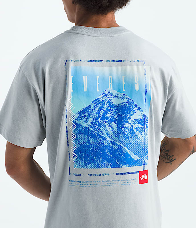Men’s Short-Sleeve TNF Red Box Everest Heavyweight Tee - 2