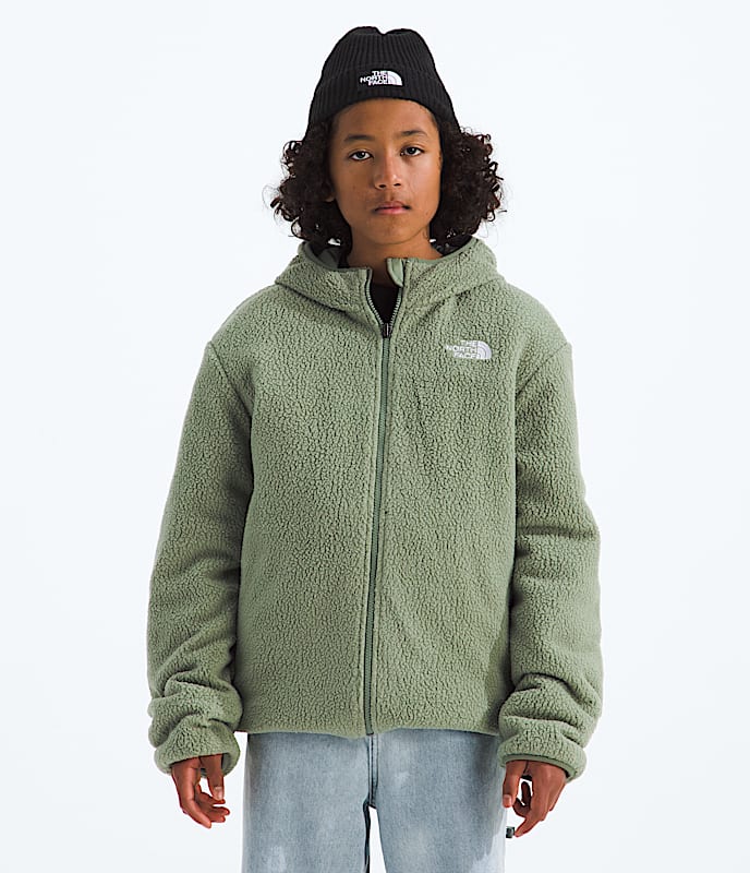 Boys’ Reversible Shasta Full-Zip Hooded Jacket