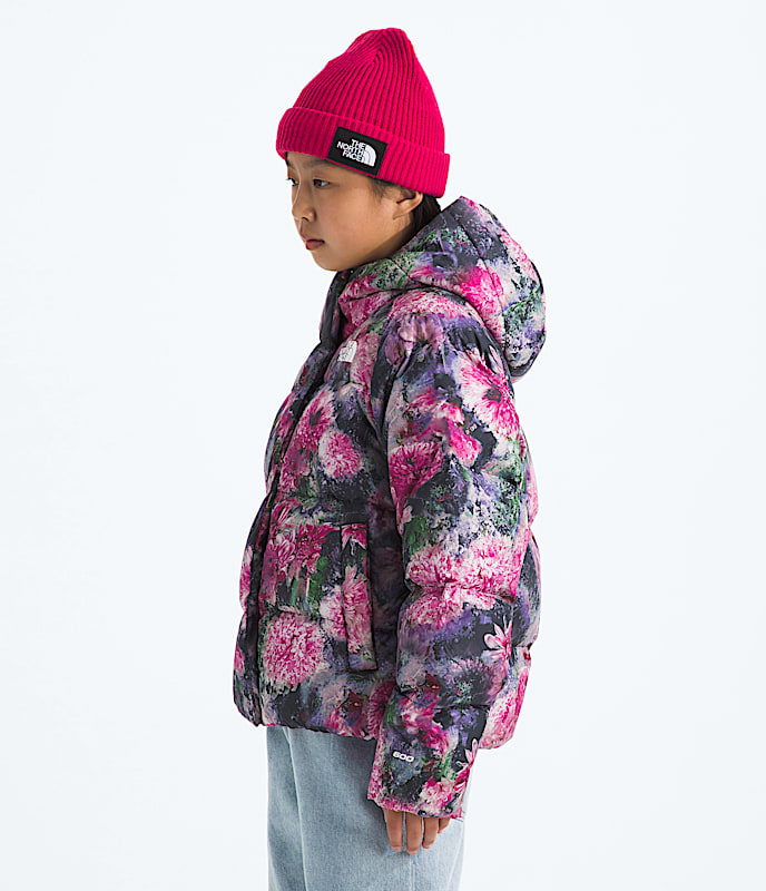 Girls’ North Down Hooded Jacket—Print