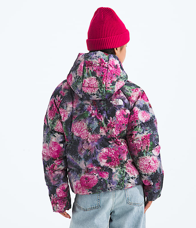 Girls’ North Down Hooded Jacket—Print