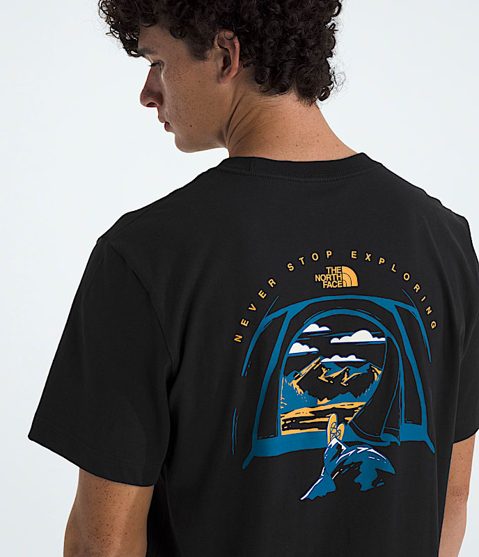T-shirt à manches courtes Evolution Tent pour hommes, imprimé - 2