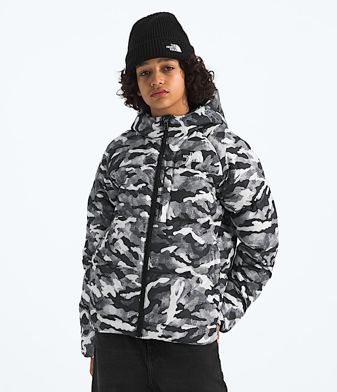 Boys’ North Down Hooded Jacket—Print - 1