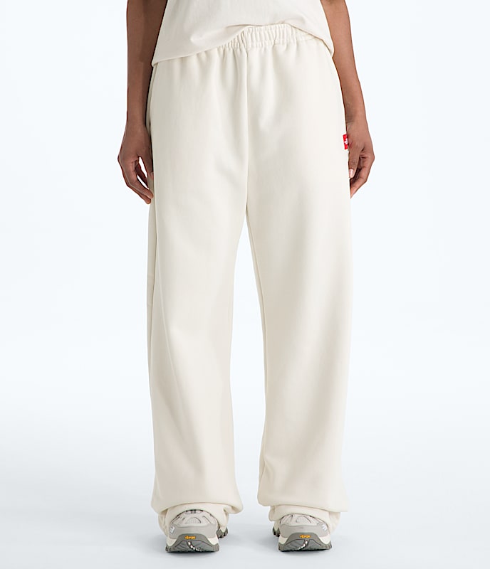 【THE NORTH FACE】 MINI BOX LOGO STRAIGHT SWEATPANTS◆男女◆ The North Face Mini Box Logo Straight Sweatpants Melange