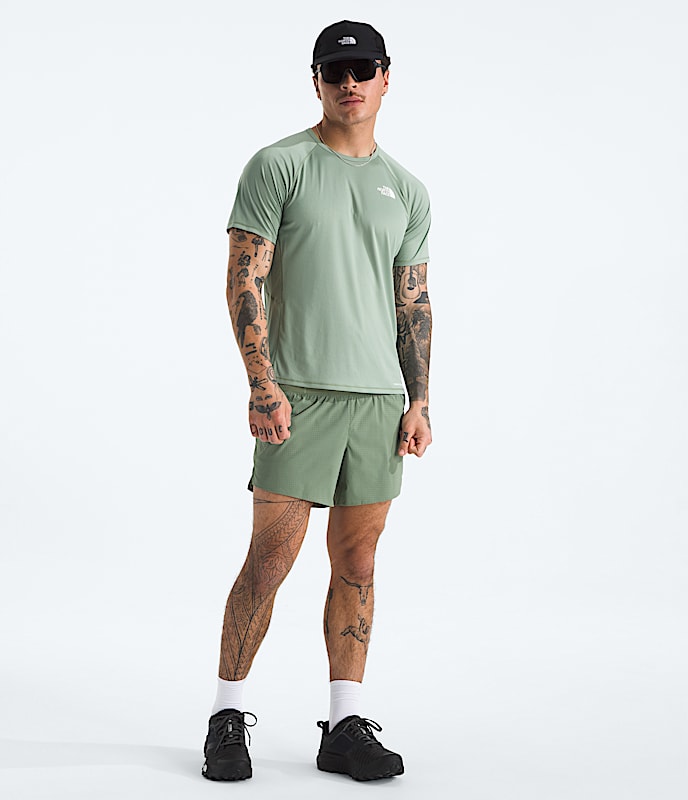 ★★THE NORTH FACE★★ Men's Ice Green Short Sleeve PoloCHAR Men's LIGHTRANGE™ Sunriser Short-Sleeve | The North Face