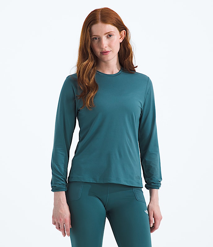 ☆THE NORTH FACE☆ Women's Verdi Long Sleeve T-Shirt The North Face Heritage Patch Long-Sleeve T-Shirt - Women's