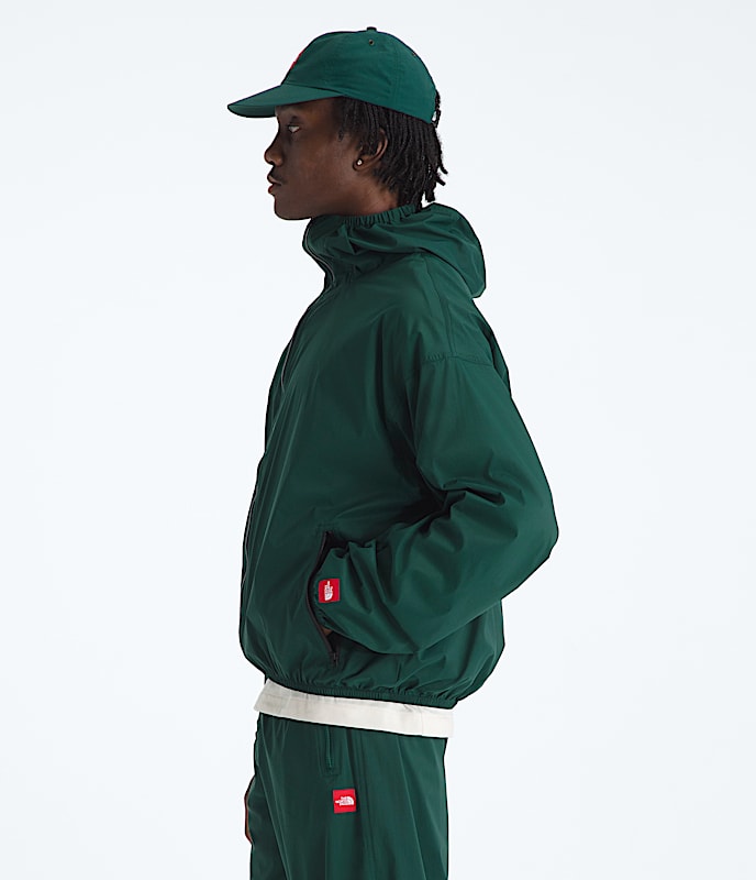 Men's TNF™ Red Box Packable Hooded Wind Jacket | The North Face