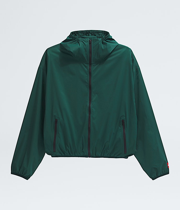 Men's TNF™ Red Box Packable Hooded Wind Jacket | The North Face