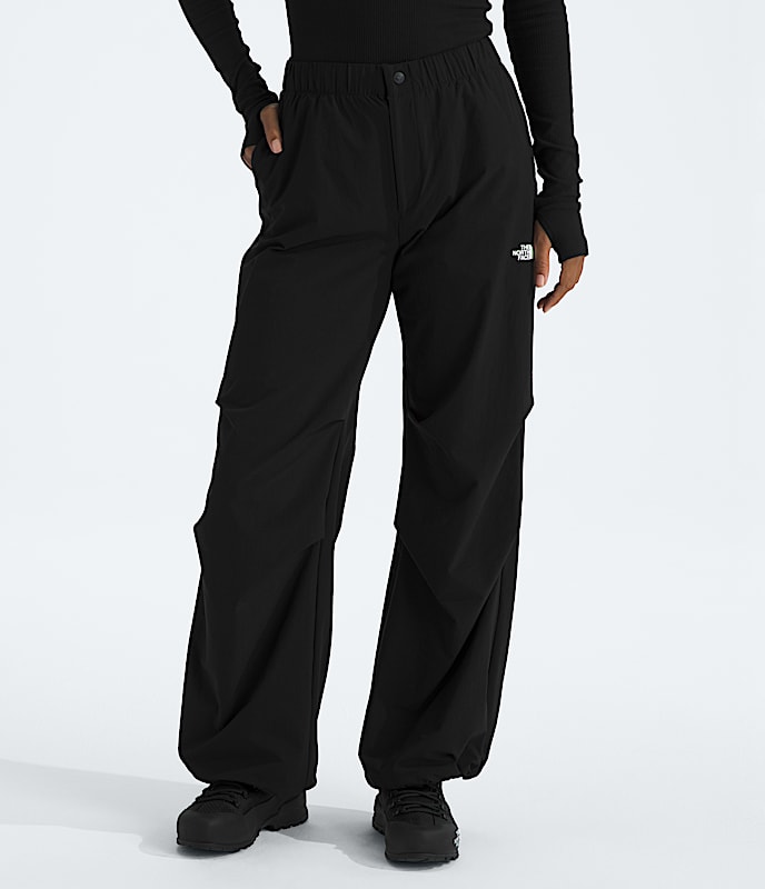Women's Woven Loose Trousers - 1