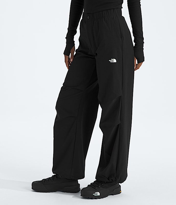 Women's Woven Loose Trousers - 4