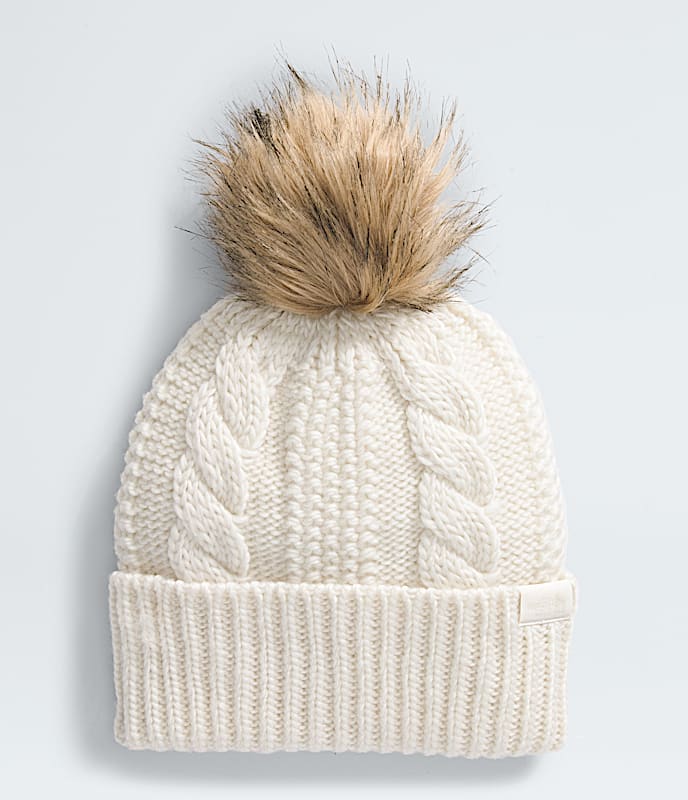 Tuque à pompon Oh Mega Fur pour femmes