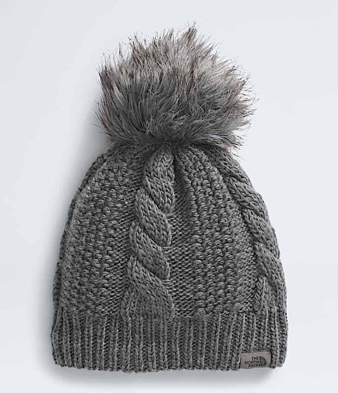 Tuque doublée à pompon Oh Mega Fur pour femmes - 1