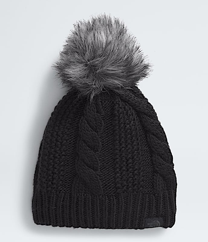 Tuque doublée à pompon Oh Mega Fur pour femmes - 1