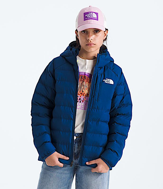 Girls’ Reversible Perrito Hooded Jacket