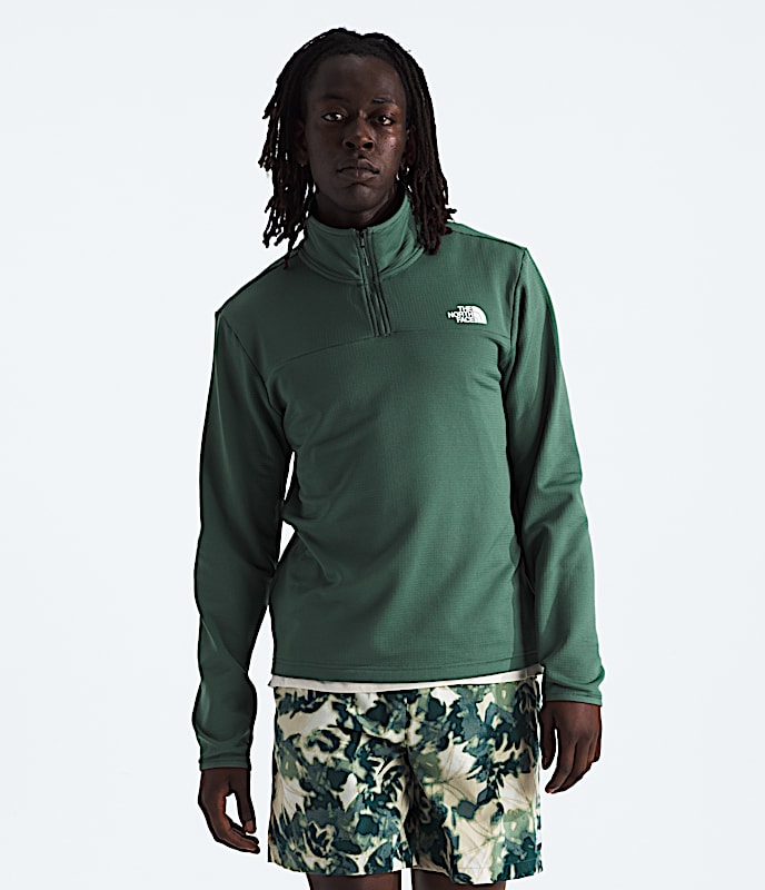 Men’s Cedar Trail Grid Fleece ¼-Zip