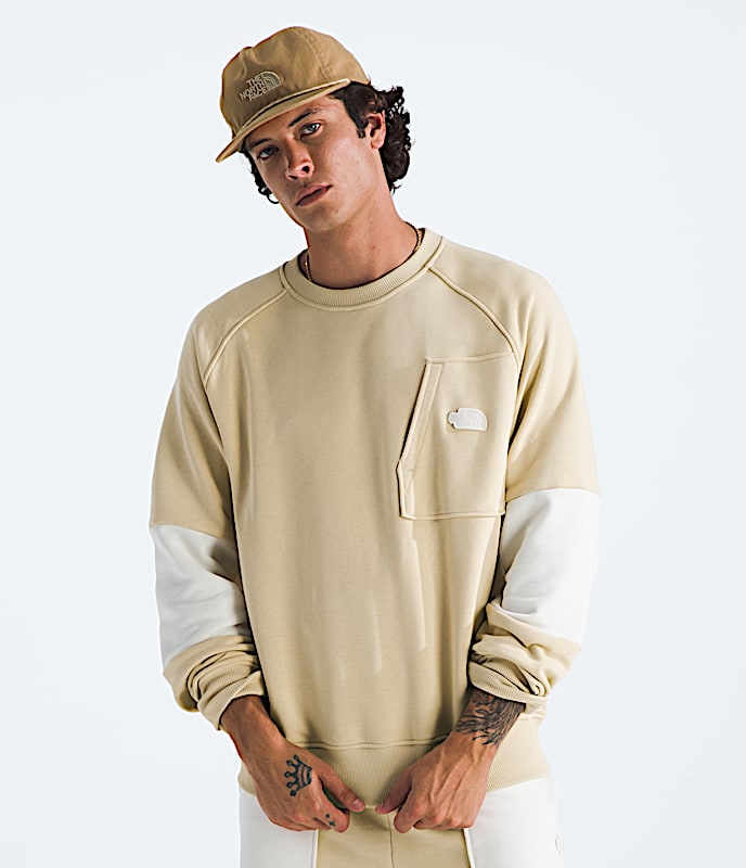 Men’s Terry Relaxed Crew - 1