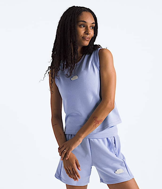 Women’s Terry Relaxed Cropped Tank - 1
