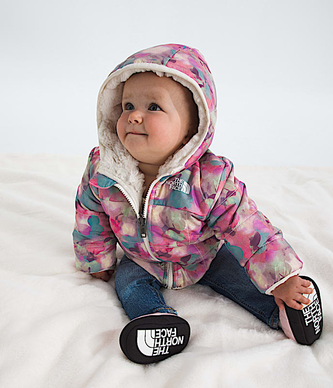 Baby Girls’ Reversible Shasta Full-Zip Hooded Jacket—Print - 1
