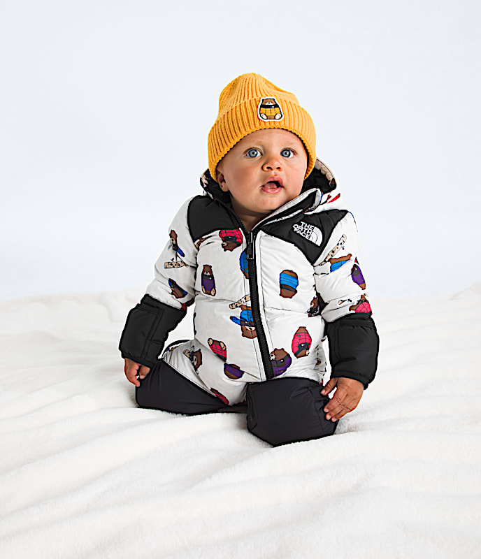 Baby 1996 Retro Nuptse One-Piece—Print - 1