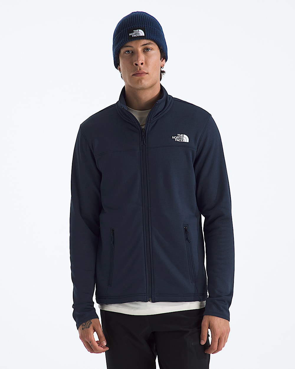 Men's Cedar Trail Grid Fleece Full-Zip Jacket | The North Face Canada