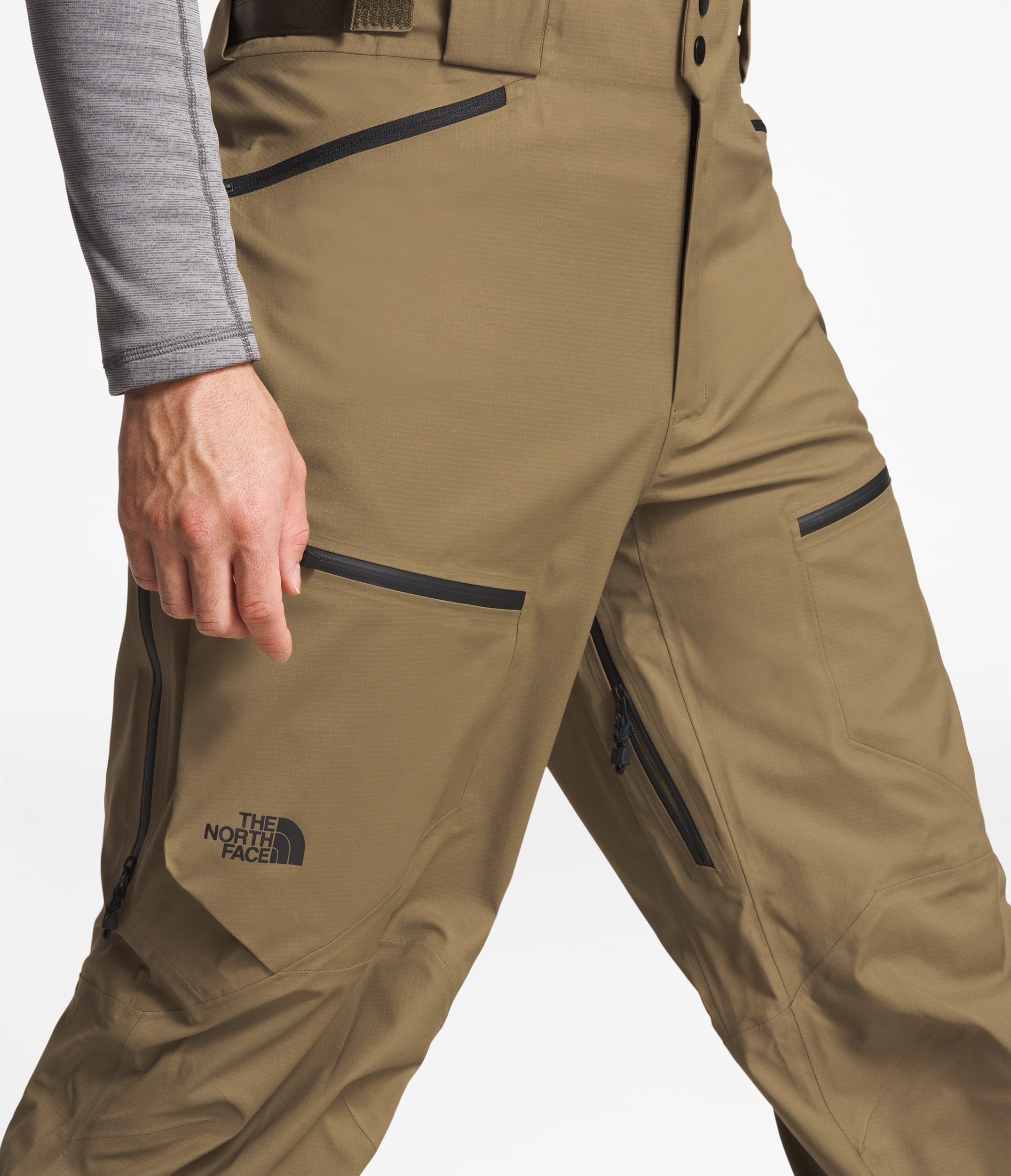 THE NORTH FACE ビブパンツ PURIST BIB PANT Men's The North Face Black Purist DryVent Waterproof Ski