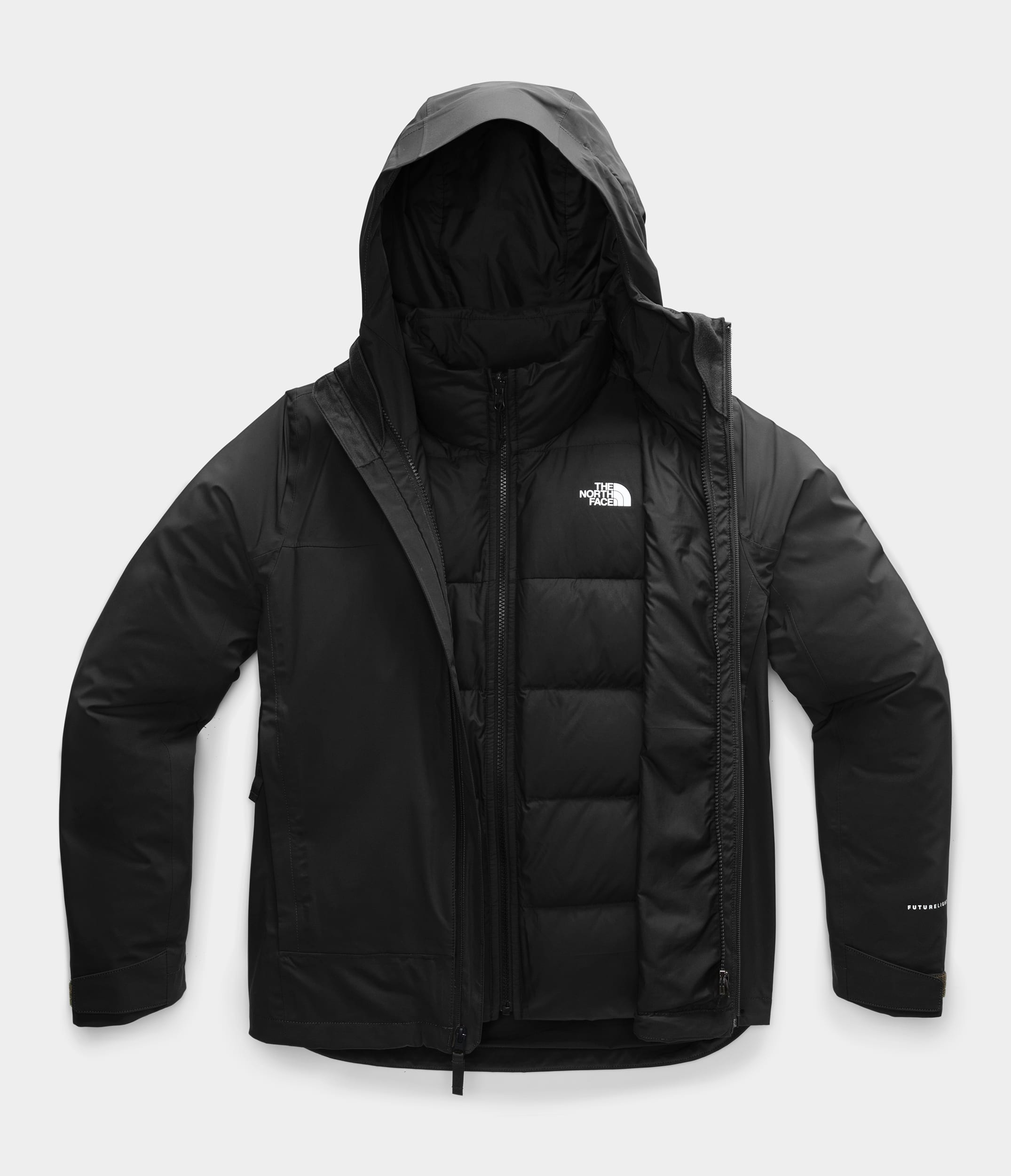 THE NORTH FACE DOWN JACKET LIGHT HEAT XL POLYESTER Blue