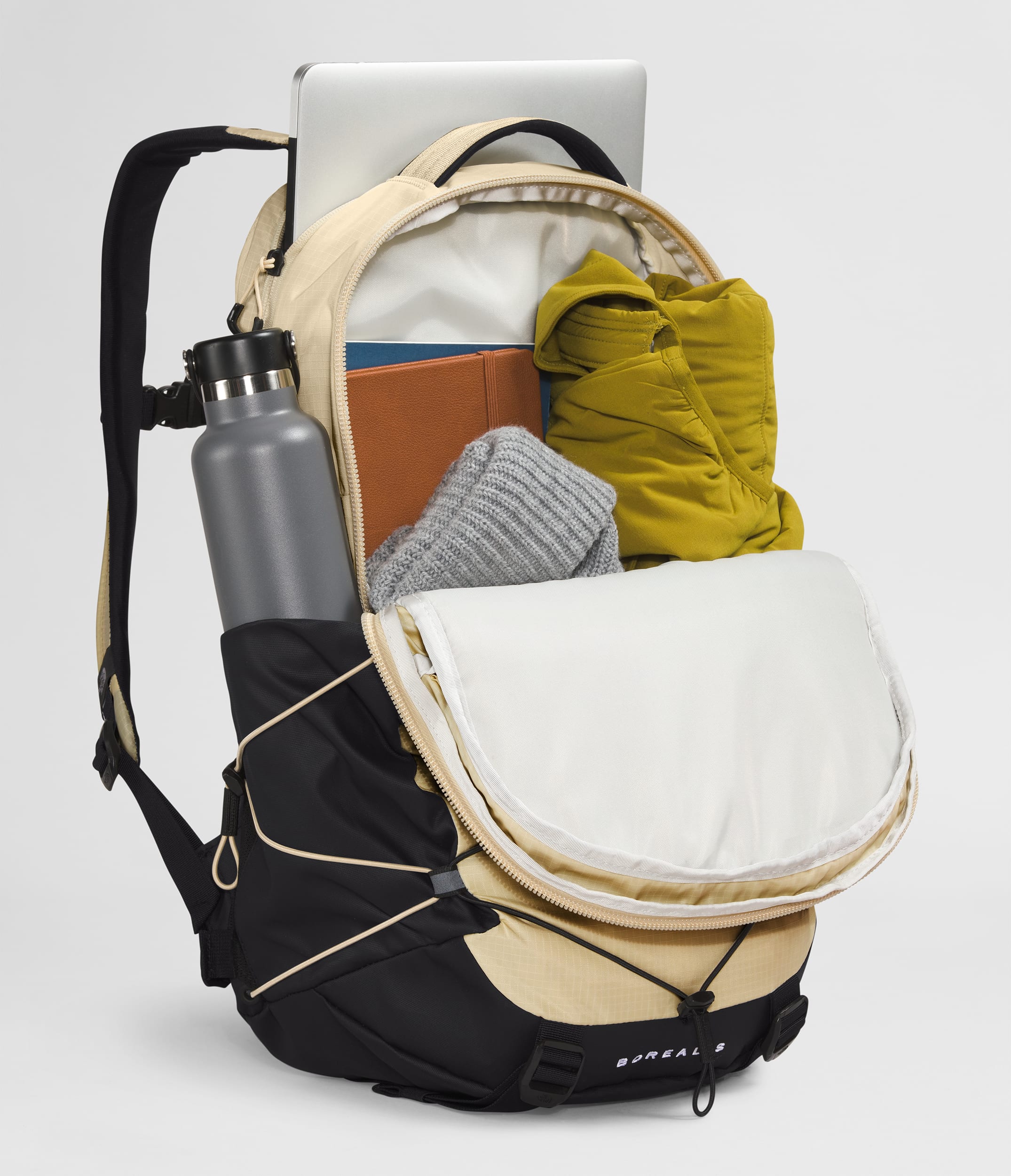 2 way travel tote bag BEIS The in Black the bag can be Option:Etoupe ATELIER HUSKIES Hiking in the Rain: