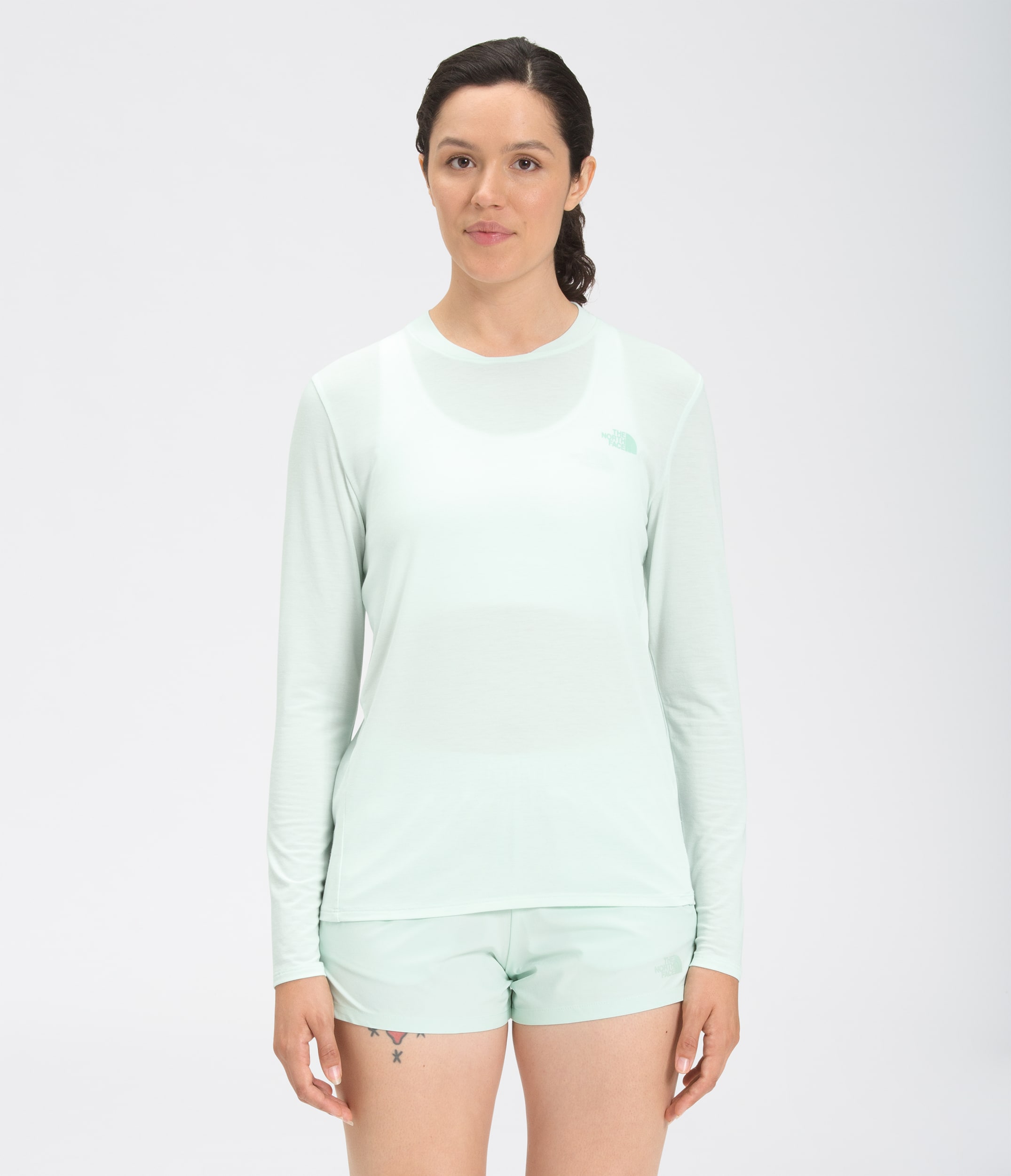 ☆THE NORTH FACE☆ Women's Verdi Long Sleeve T-Shirt The North Face Box NSE Long-Sleeve T-Shirt - Women's - Women