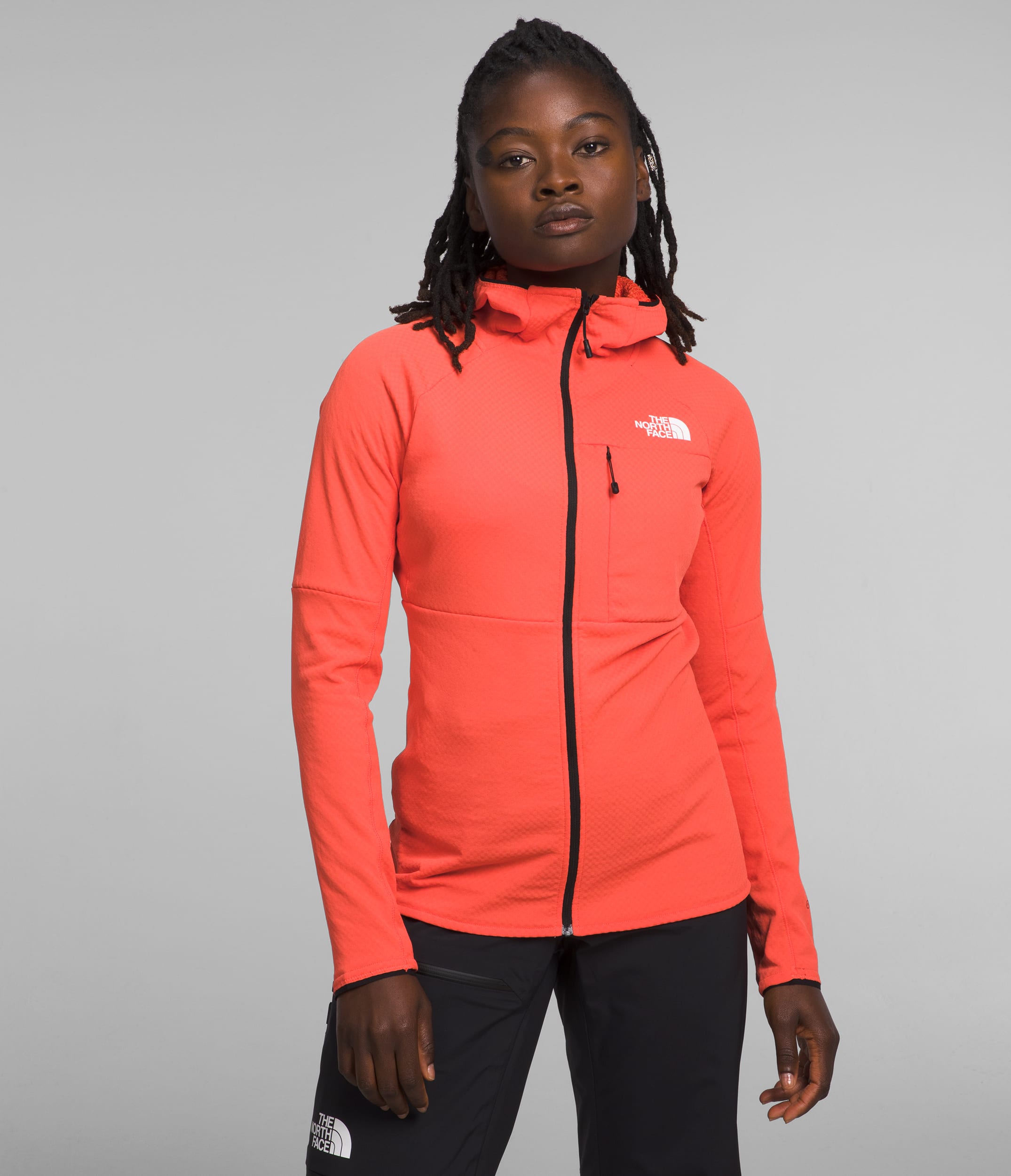 ☆23SS☆【THE NORTH FACE】☆W'S FALL L/S ZIP TEE☆ Women's The North Face Ribbed Long-Sleeve Full-Zip Top