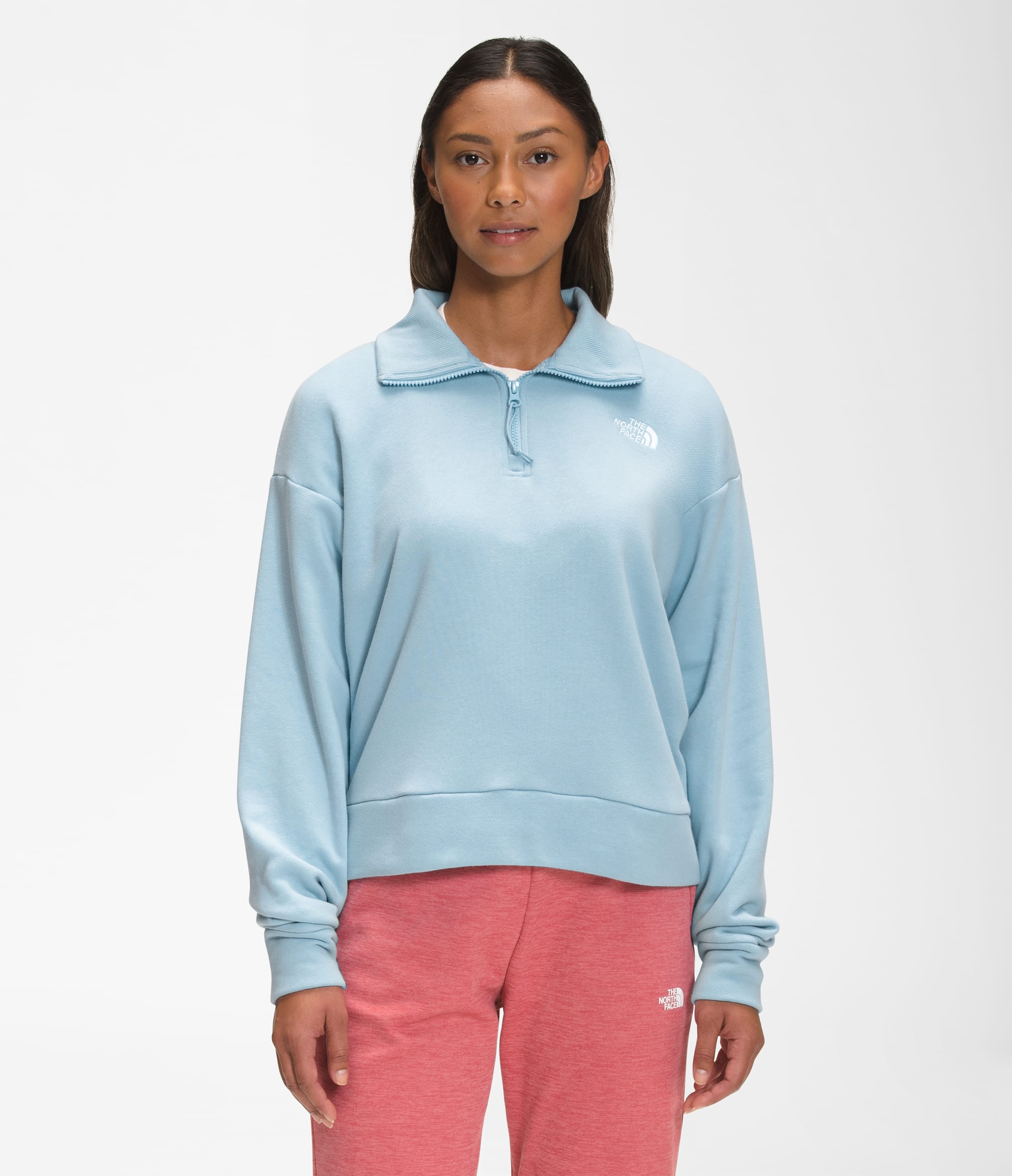 WOMEN'S SIMPLE LOGO ¼ ZIP PULLOVER | The North Face | The