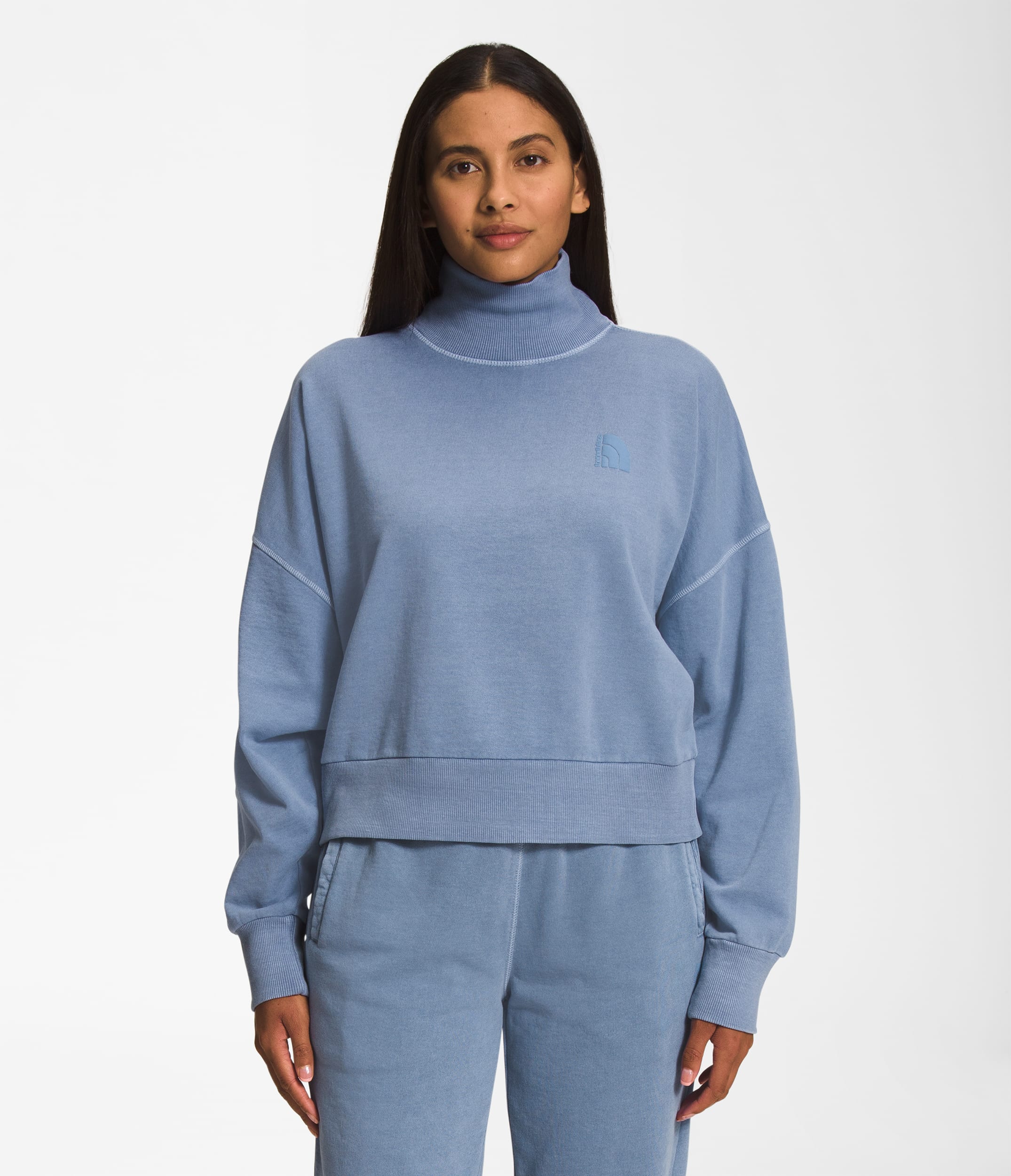 Women's Garment Dye Mock Neck Pullover | The North Face | The