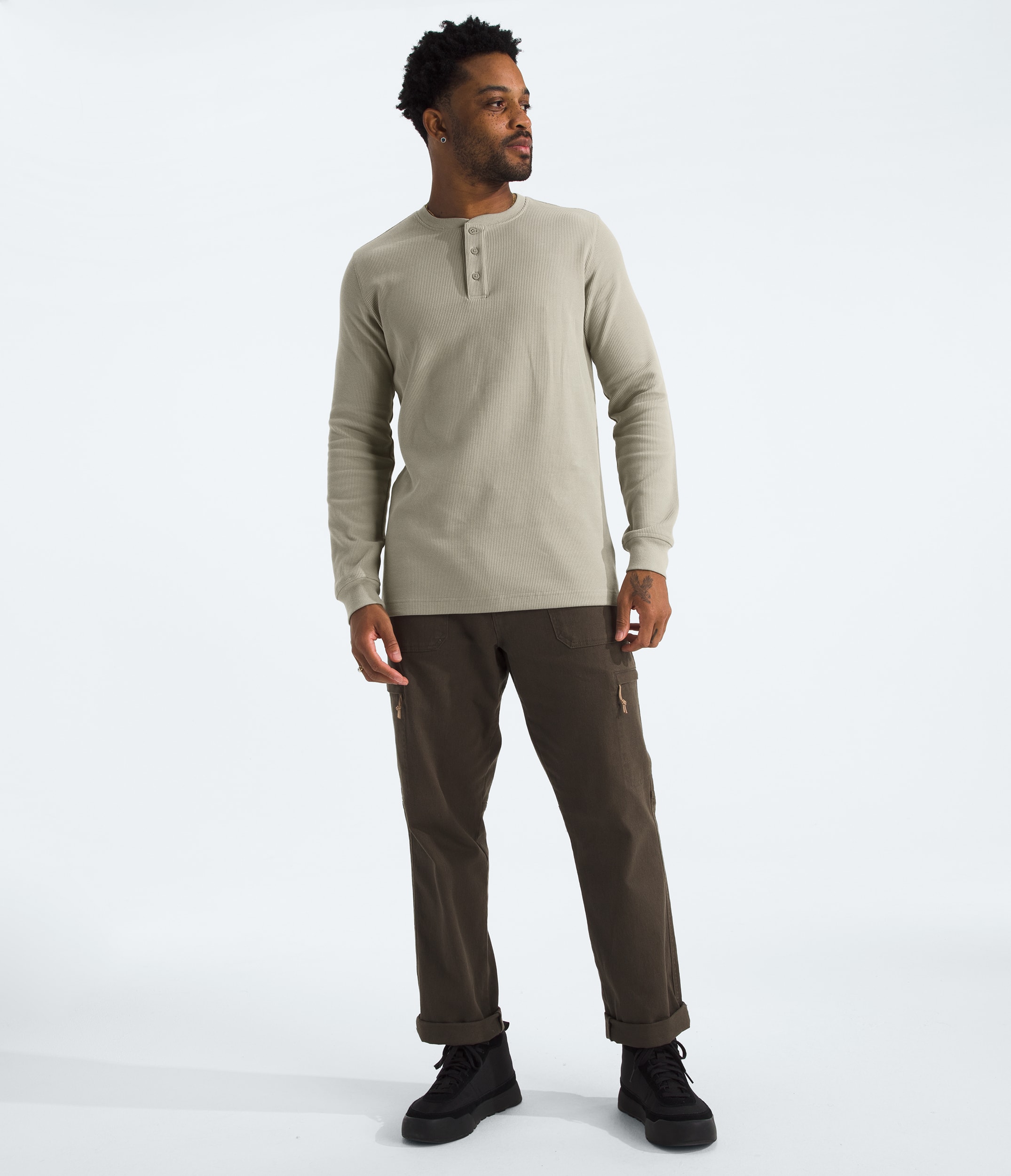 Men's Waffle Long-Sleeve Henley | The North Face | The North Face