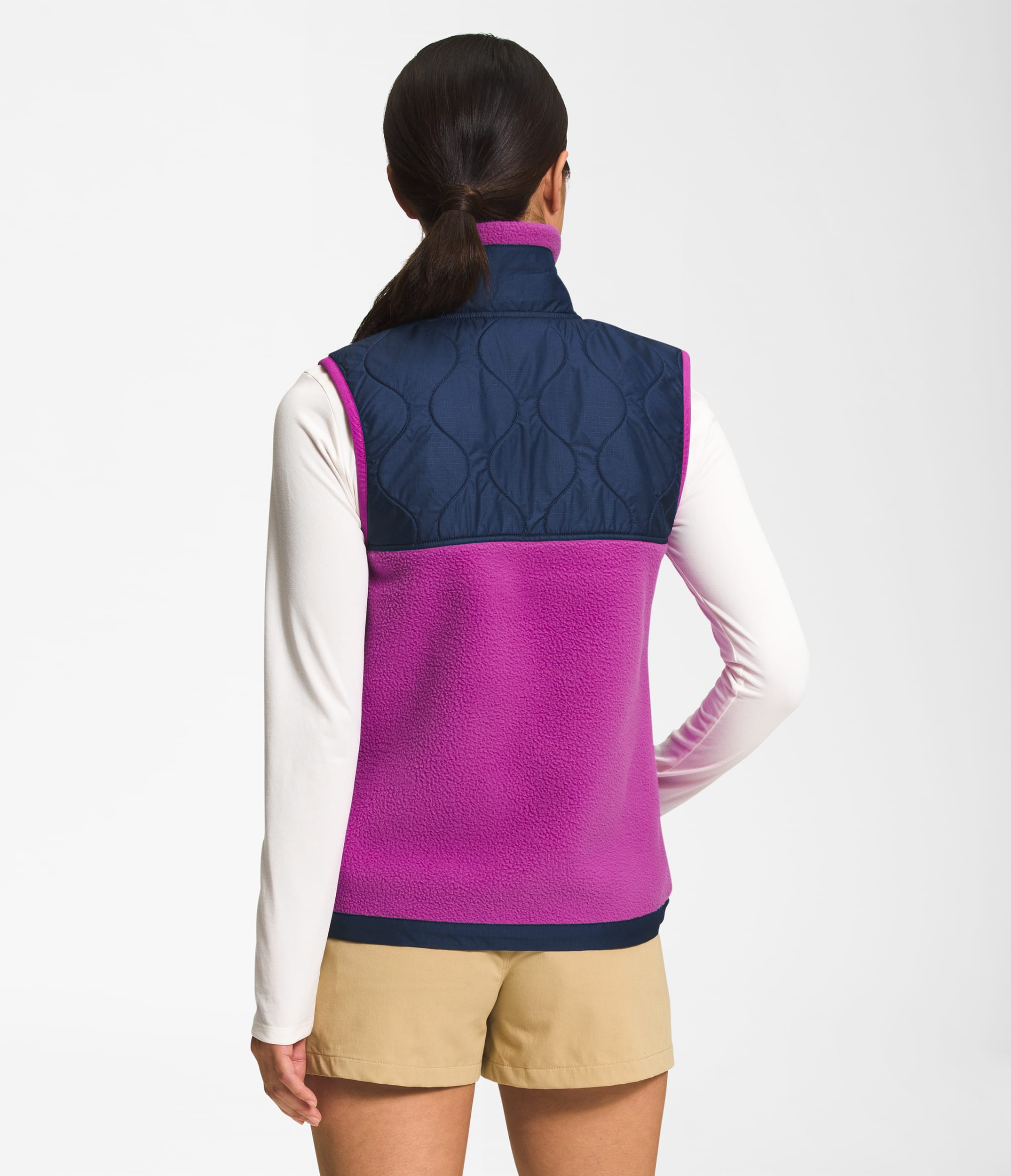 ◆モデル出品◆新品 XLサイズ ノースフェイス ロイヤル アーチ フリース×キルティンベスト ネイビー THE NORTH FACE  ARCH VEST The North Face Men Royal Arch VEST Sweater Fleece Full