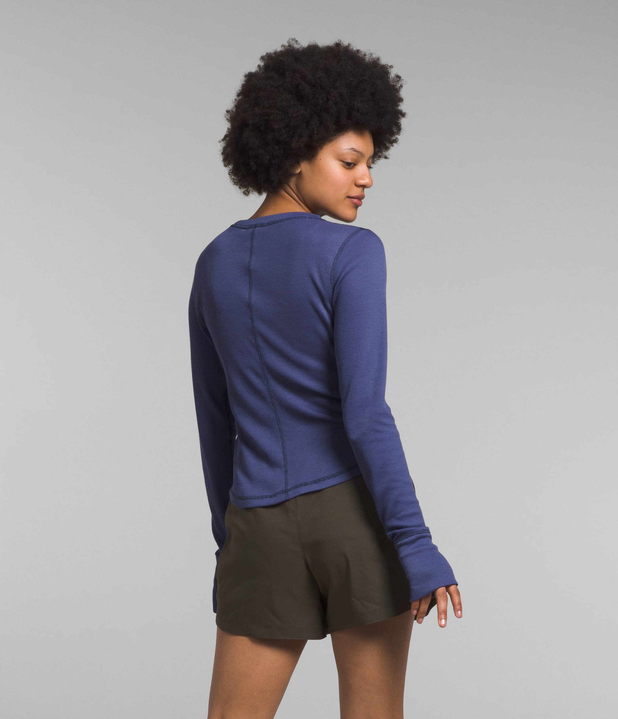 ★THE NORTH FACE★WAFFLE L/S R/TEE★ Amazon.com: The North Face Men's Waffle L/S Henley, S