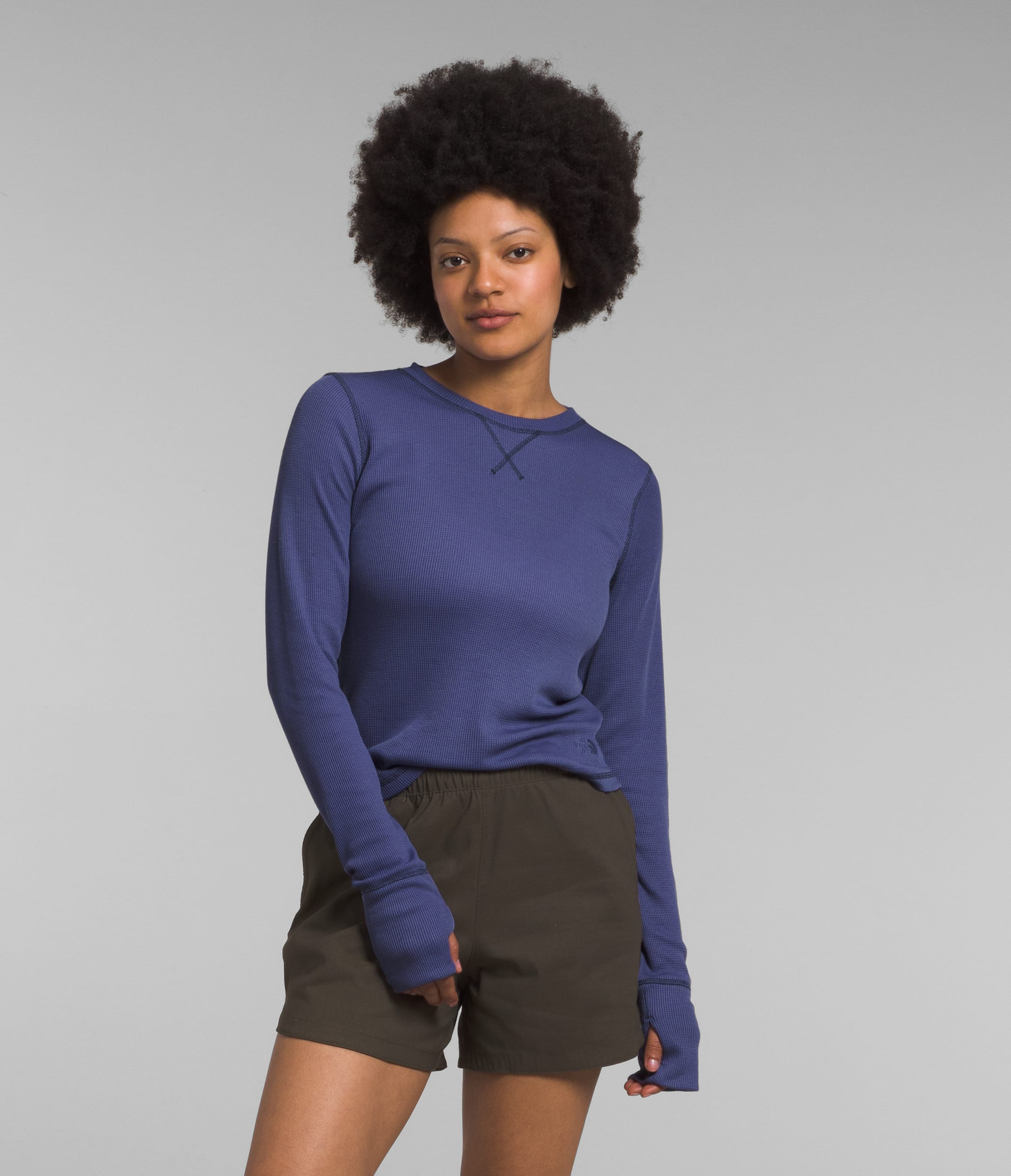 W SUNPEAK WAFFLE LS | The North Face | The North Face Renewed