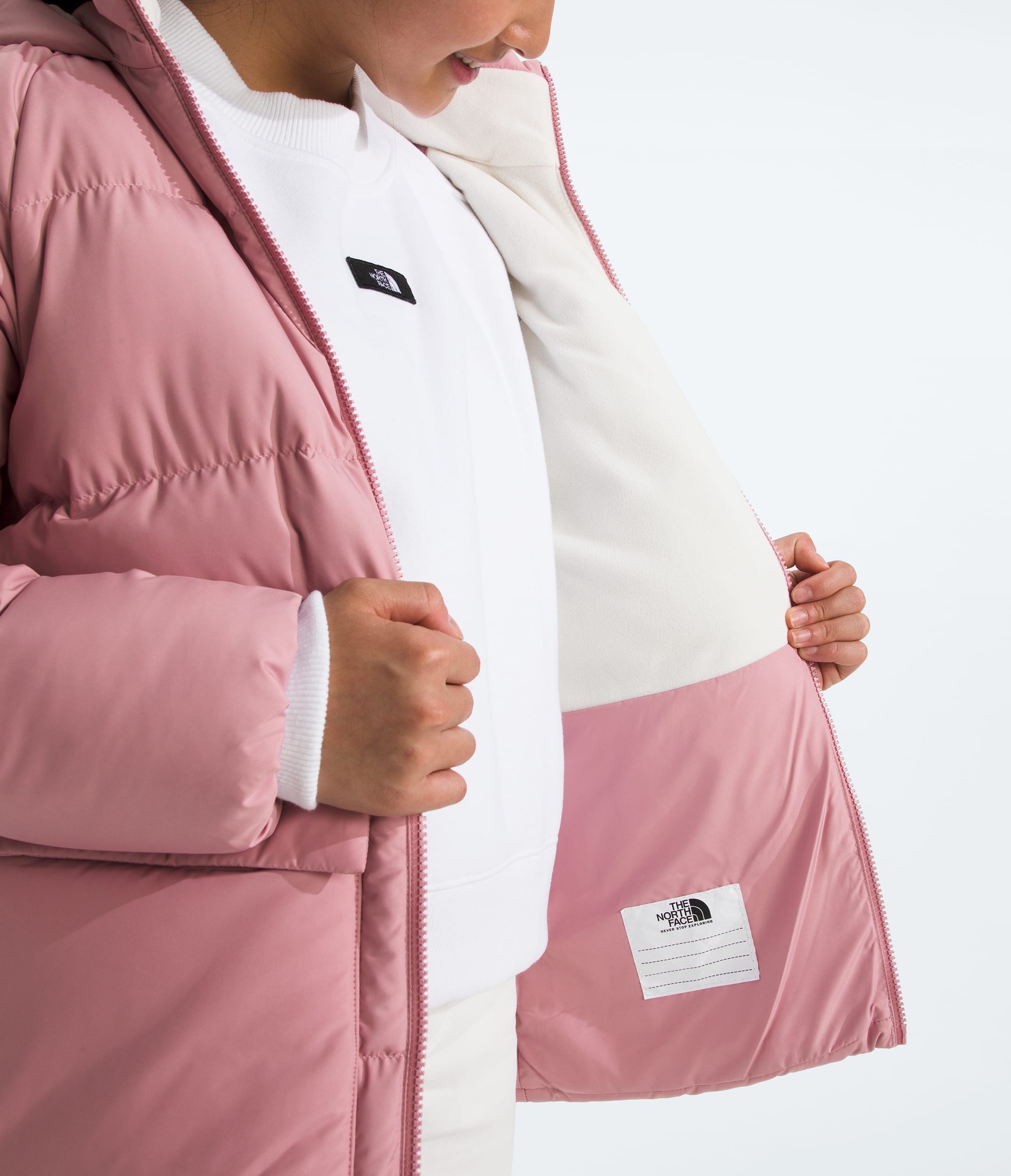 TEEN NORTH DOWN FLEECE LINED SHORT PARKA | The North Face