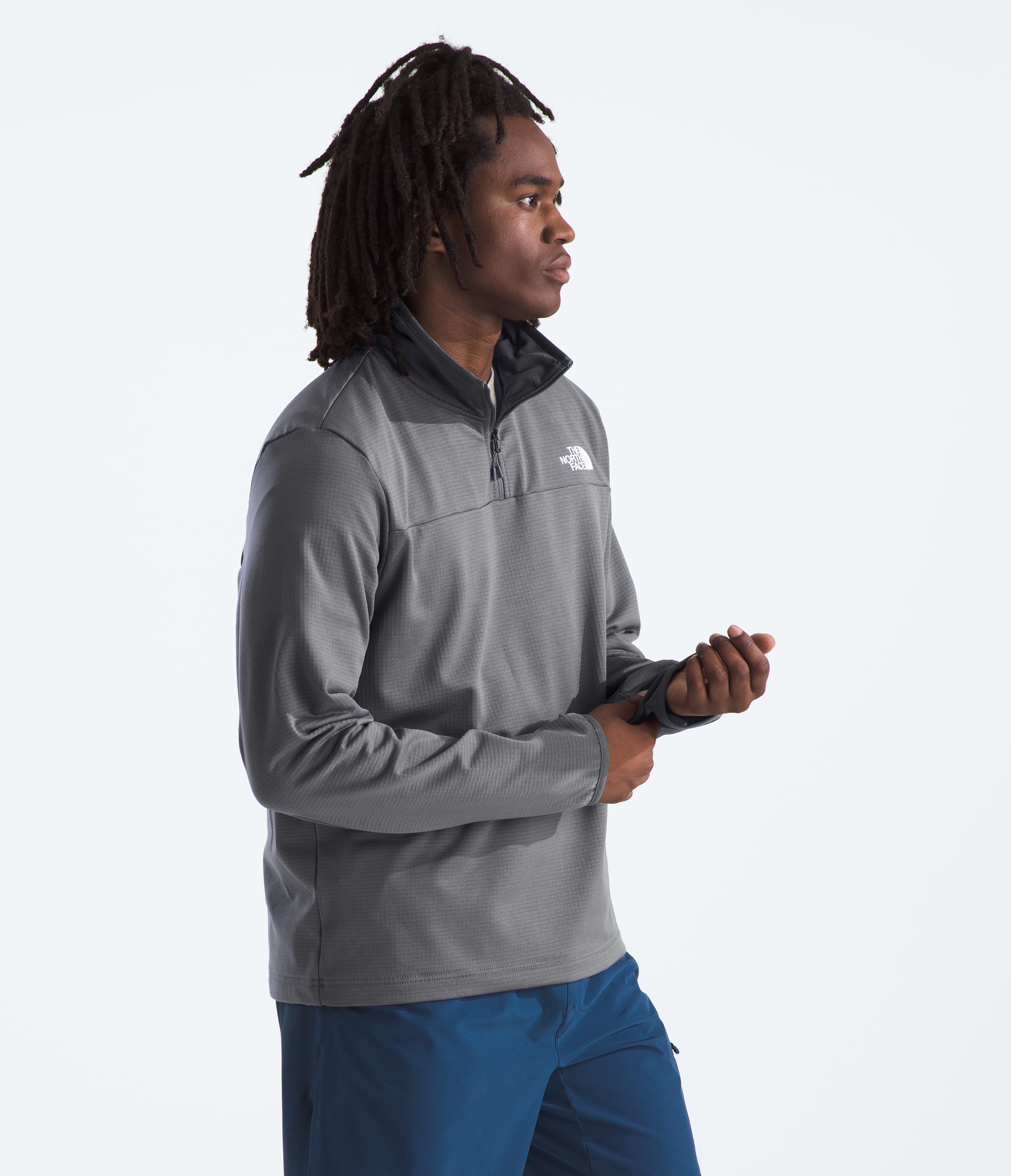 Men's Cedar Trail Grid Fleece ¼-Zip | The North Face | The North