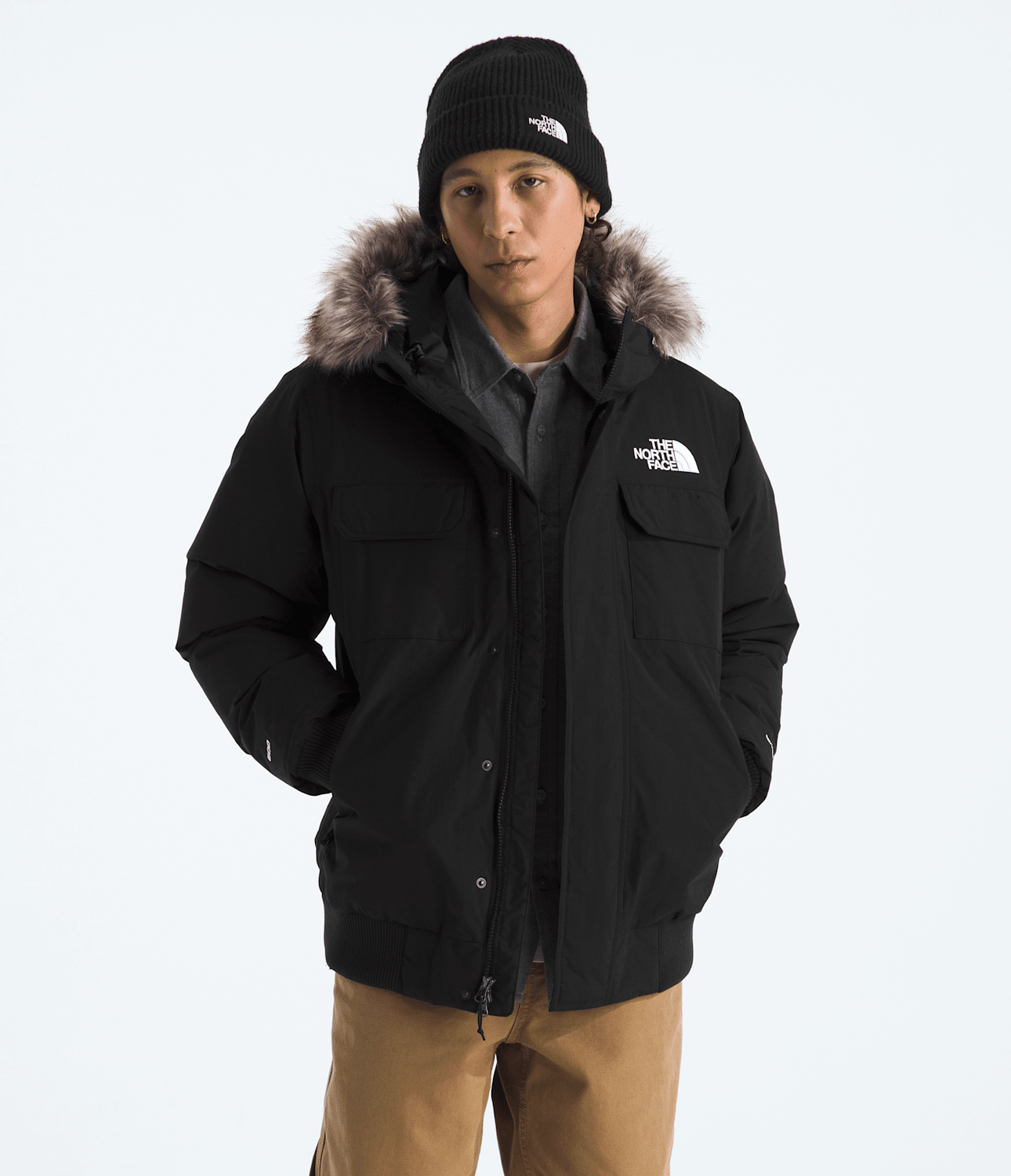 The North Face Men’s Mcmurdo Bomber Waterproof Jacket (Size: XS): Black/Black